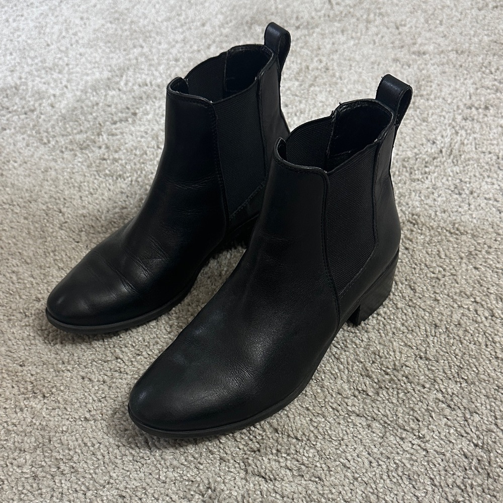 Steve Madden Black Ankle Boots